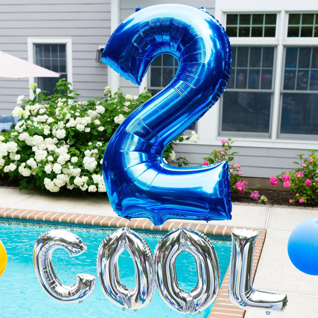 34in Number (0-9) Balloon, Assorted Colors